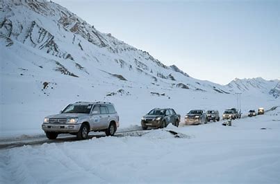 Mountains Chain- Winterbound: Spiti 4x4 Expedition from Delhi ( Non-Self Drive)